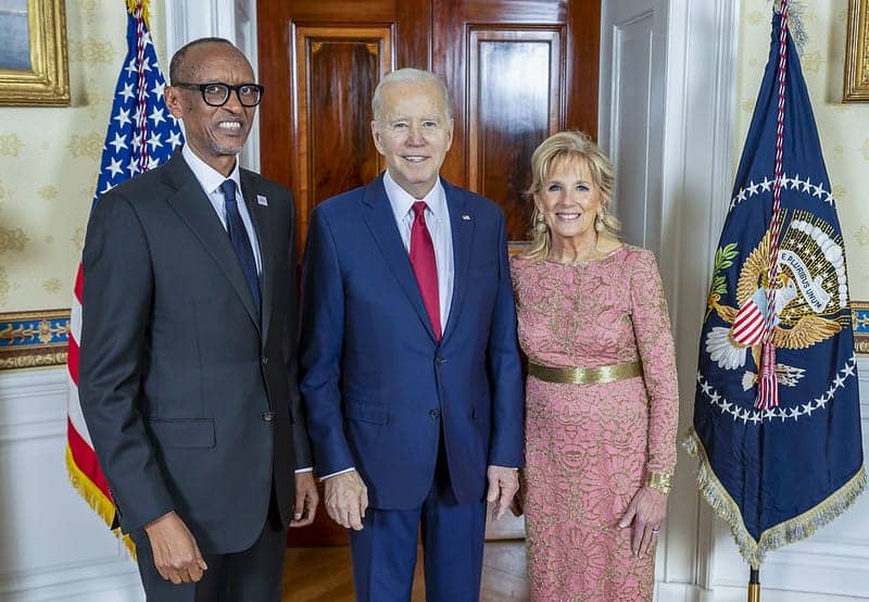 Paul-Kagame-with-Joe-and-Jill-Biden-at-US-Africa-Leader-Summit-by-Adam-Schultz-121422, <strong>Why does the US want to keep Kagame in power in Rwanda?</strong>, World News & Views 