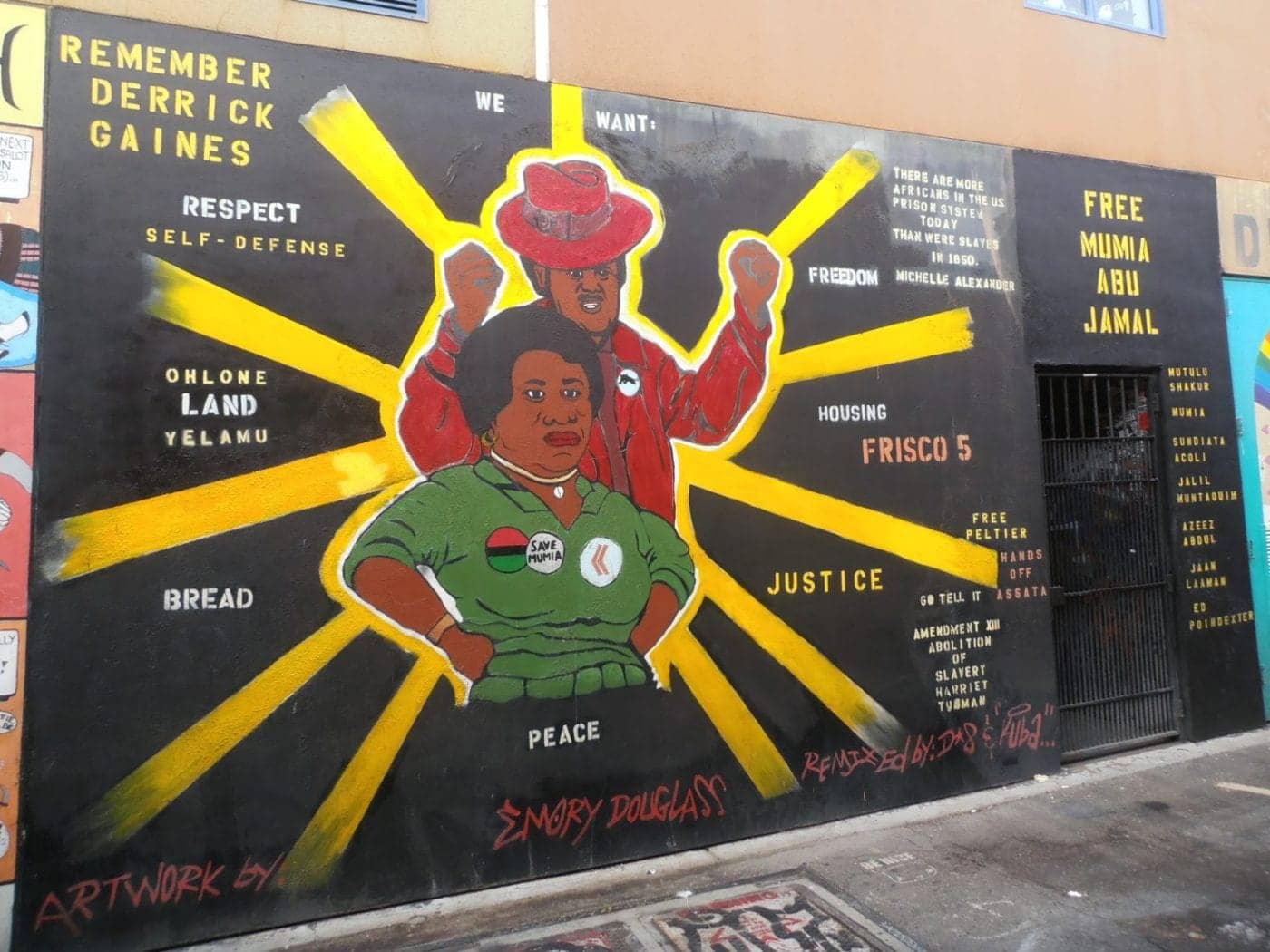 Emory-Douglas-new-mural-in-Mission-by-Jahahara-1222-1400x1050, <strong>Nakupenda!</strong>, Culture Currents 