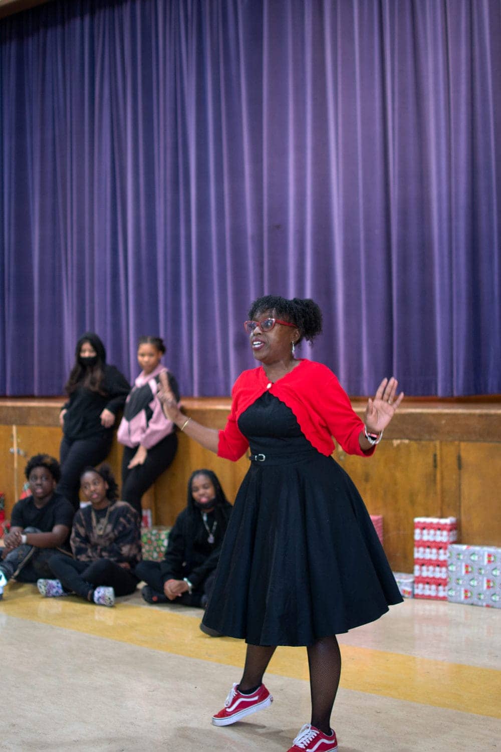 Taiwo-Kujichagulia-Seitu-teaching-performing-arts-Madison-Park-Academy, <strong>The state of OUSD classrooms post-Covid</strong>, Local News & Views News & Views 