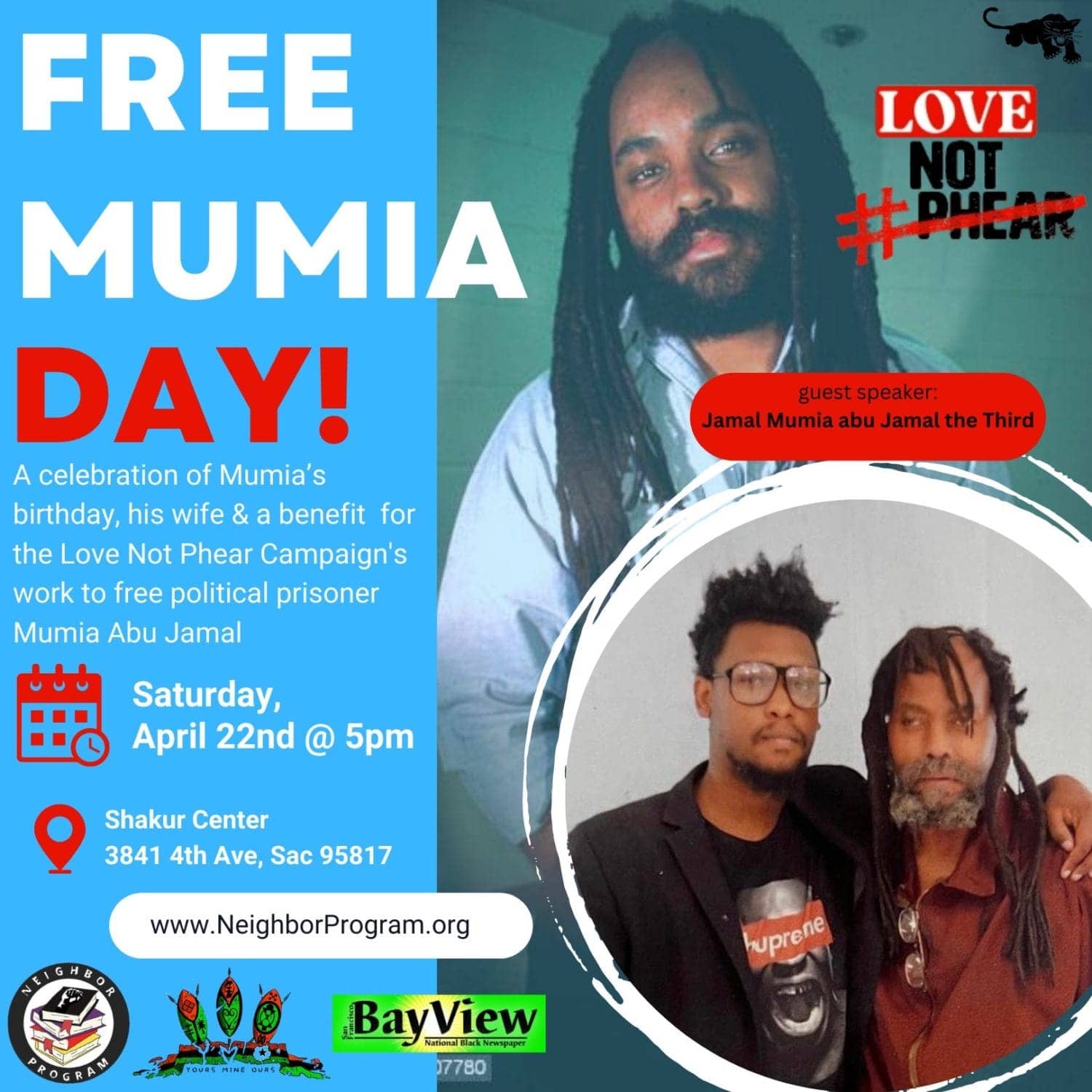 Free-Mumia-Day, SF Bay View, 