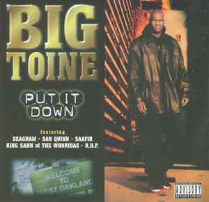 Big-Toine-Put-it-down-album-cover, A talk with Big Toine, Culture Currents Featured Local News & Views News & Views 