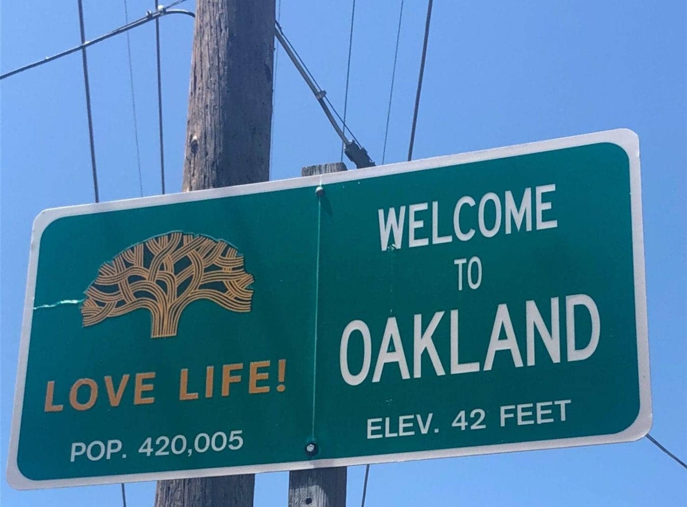 Welcome to Oakland”