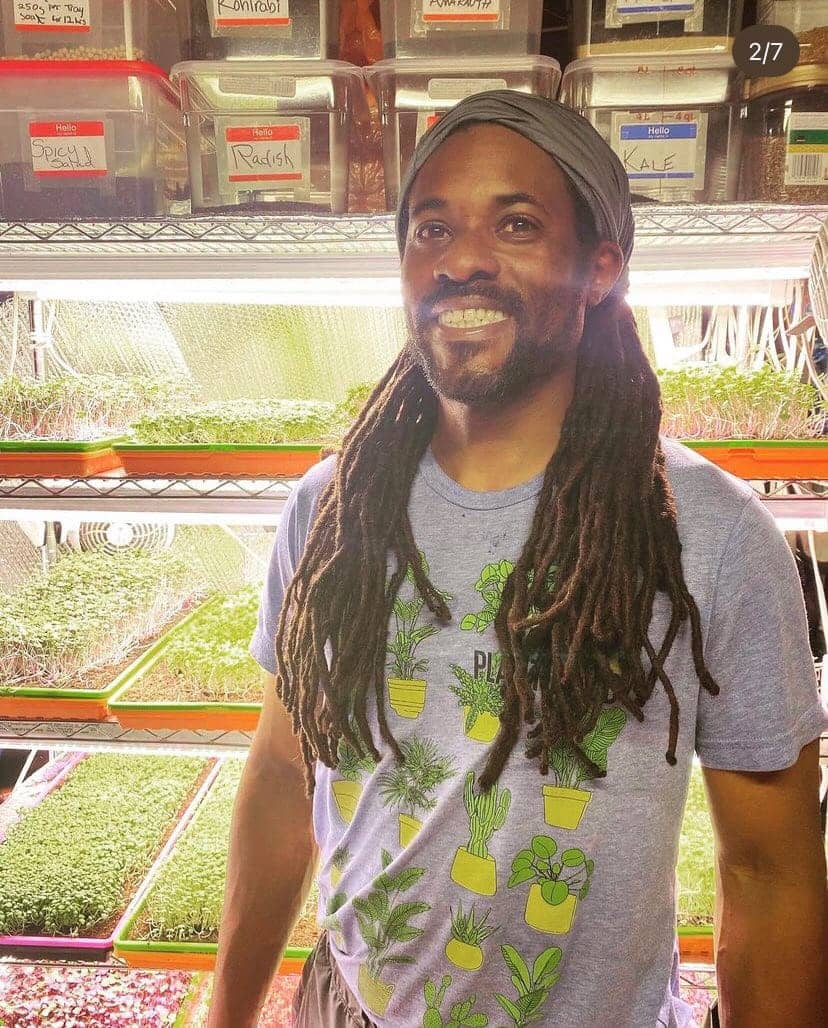 Isaiah-Powell-is-a-certified-food-producer-of-microgreens, Bayview Hunters Point finally has its own farmers’ market – every Thursday, Featured Local News & Views 