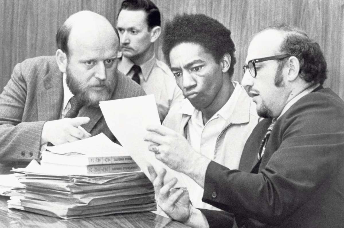 Ruchell-Magee-in-court-w-lawyers-c.-1971-cy-Bettmann-Archives, Ruchell Cinque Magee was just released from prison after 67 years caged!, Abolition Now! Featured Local News & Views News & Views World News & Views 