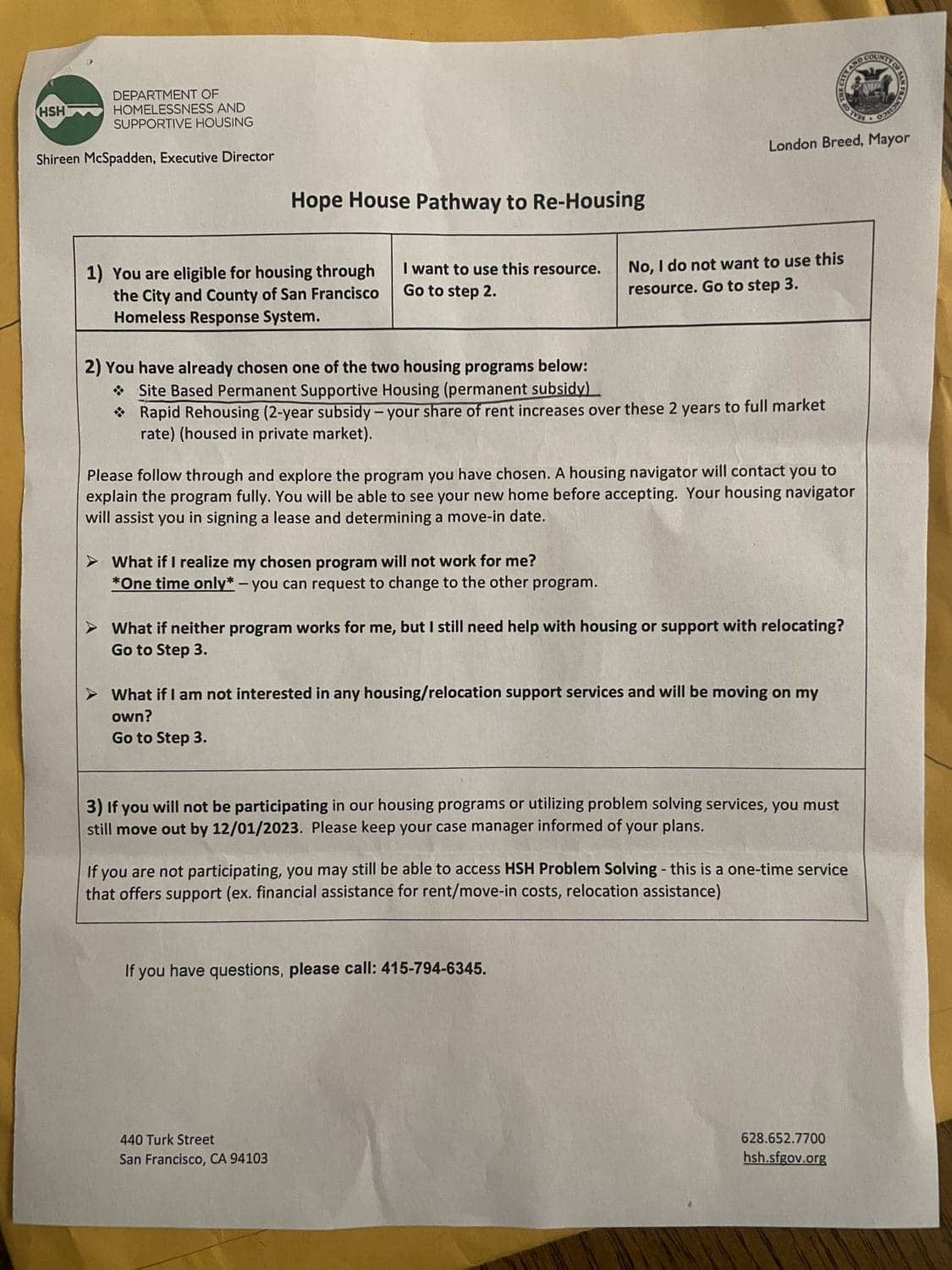 Pathway-to-housing-letter-from-Felton-Institute-to-Jose-Reyes, Dozens of disabled, chronically homeless people face eviction from Bayview homes, Featured Local News & Views News & Views 