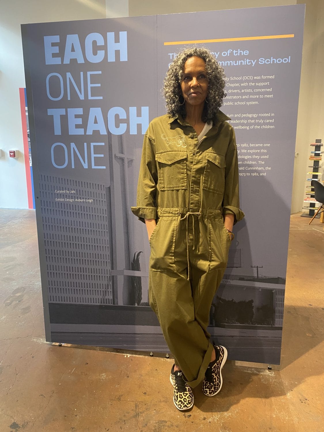 Black-Panther-Party-Museum-Fredrika-Newton-‘Each-One-Teach-One-exhibit-by-Tiffany-Caesar, The People’s Narrative: The Black Panther Party Museum in Oakland, Culture Currents Featured Local News & Views 