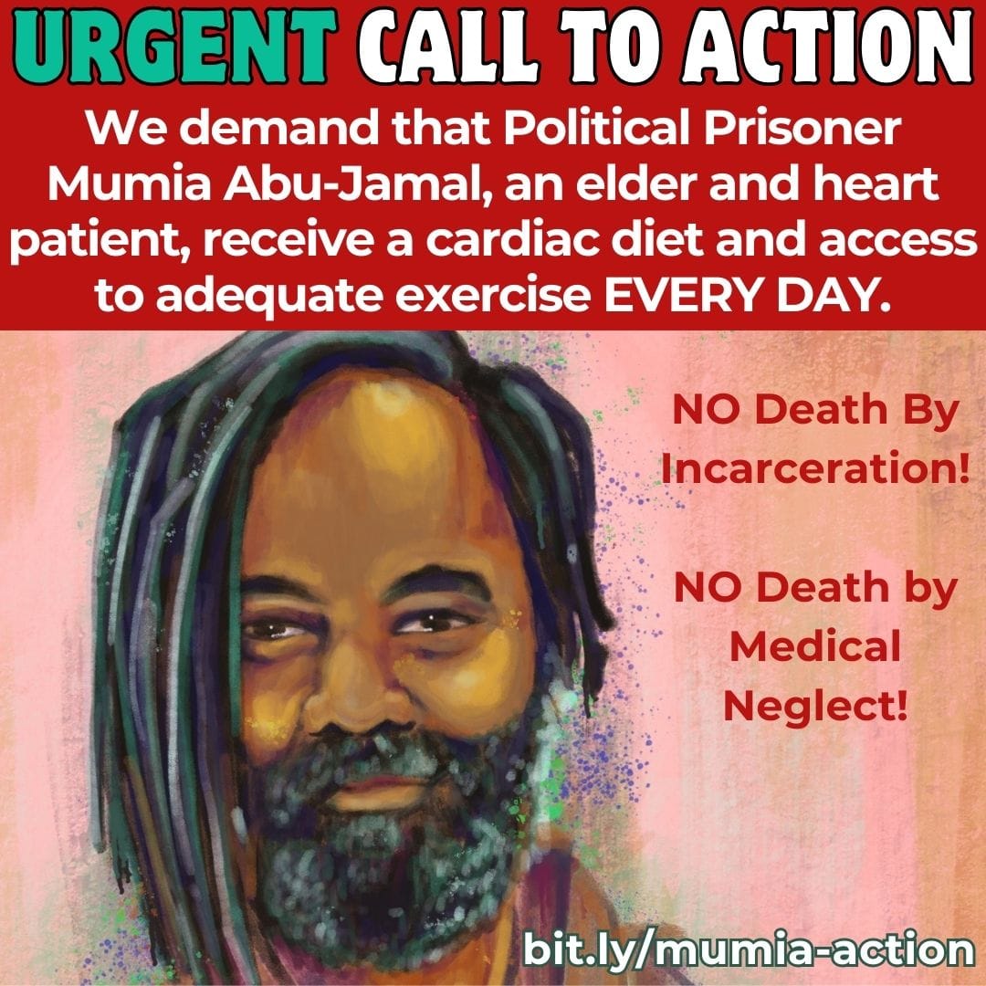 Slide-1_Mumia-Call-to-Action, Assassination attempts against Mumia Abu-Jamal, Abolition Now! World News & Views 