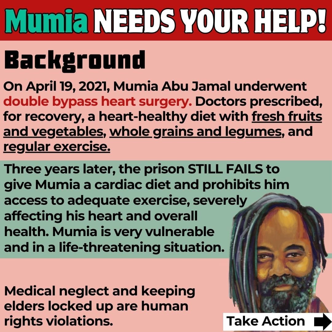 Slide-2_Mumia-Call-to-Action, Assassination attempts against Mumia Abu-Jamal, Abolition Now! World News & Views 