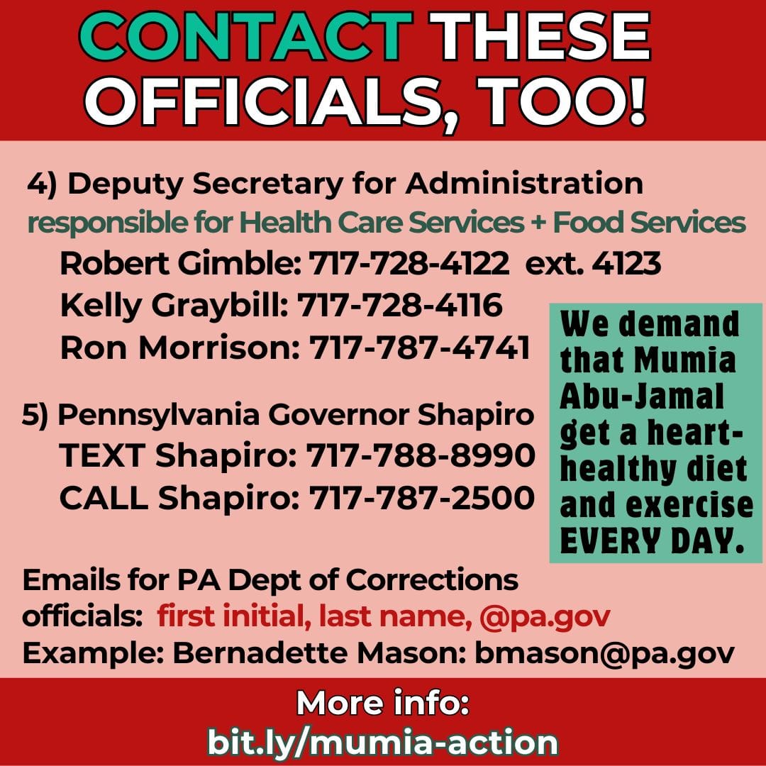Slide-3.5_Mumia-Call-to-Action, Assassination attempts against Mumia Abu-Jamal, Abolition Now! World News & Views 