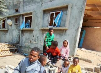 Black-Palestinian-children-Gaza-near-Deir-Al-Balah-324x235, Home, World News & Views 
