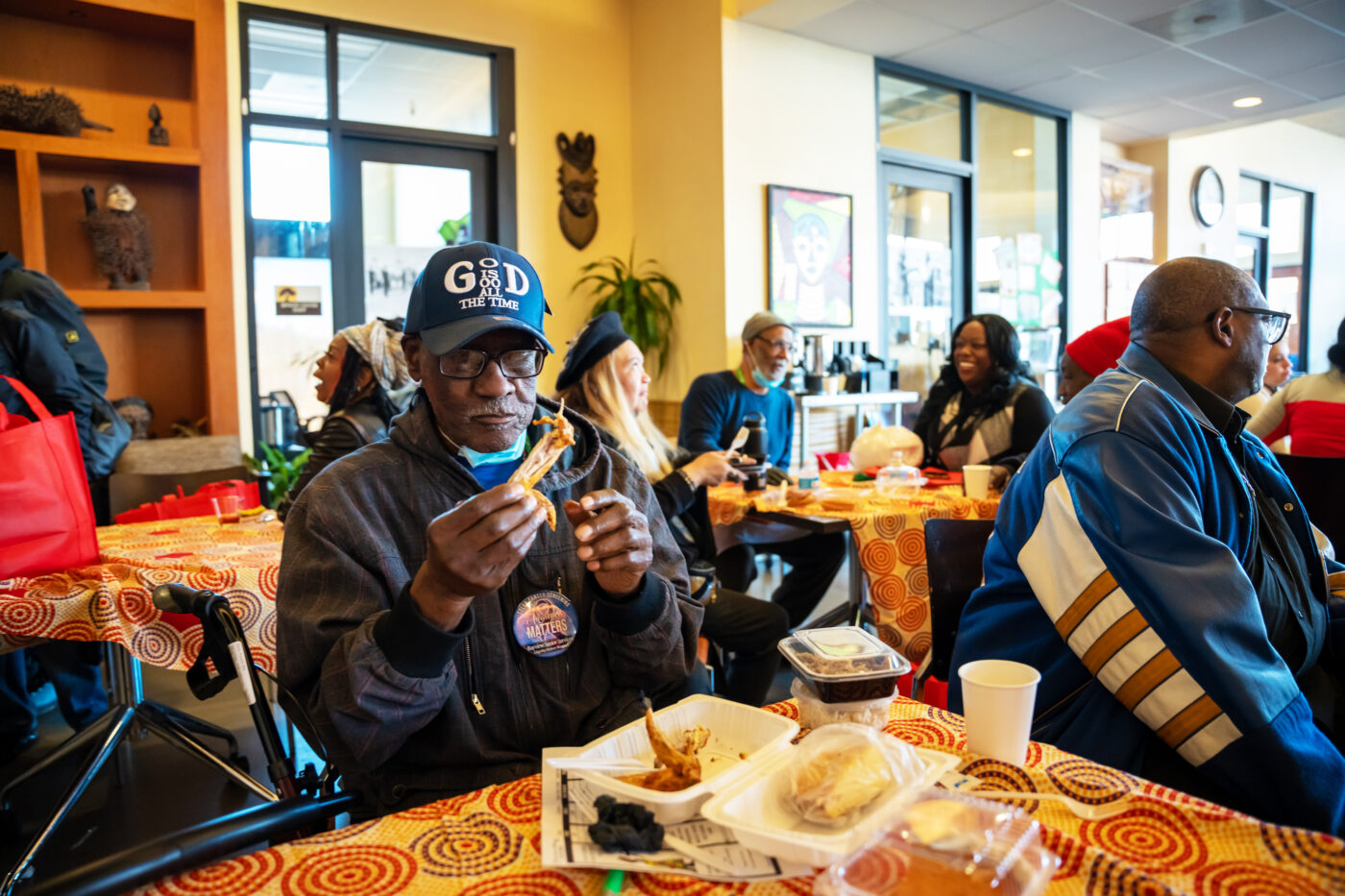 Hunters-Point-residents-eating-at-Black-Cuisine-Bayview-Senior-Services-2023-1400x933, 44th annual Black Cuisine unites Bayview Hunters Point on Saturday, April 27, Culture Currents Local News & Views 