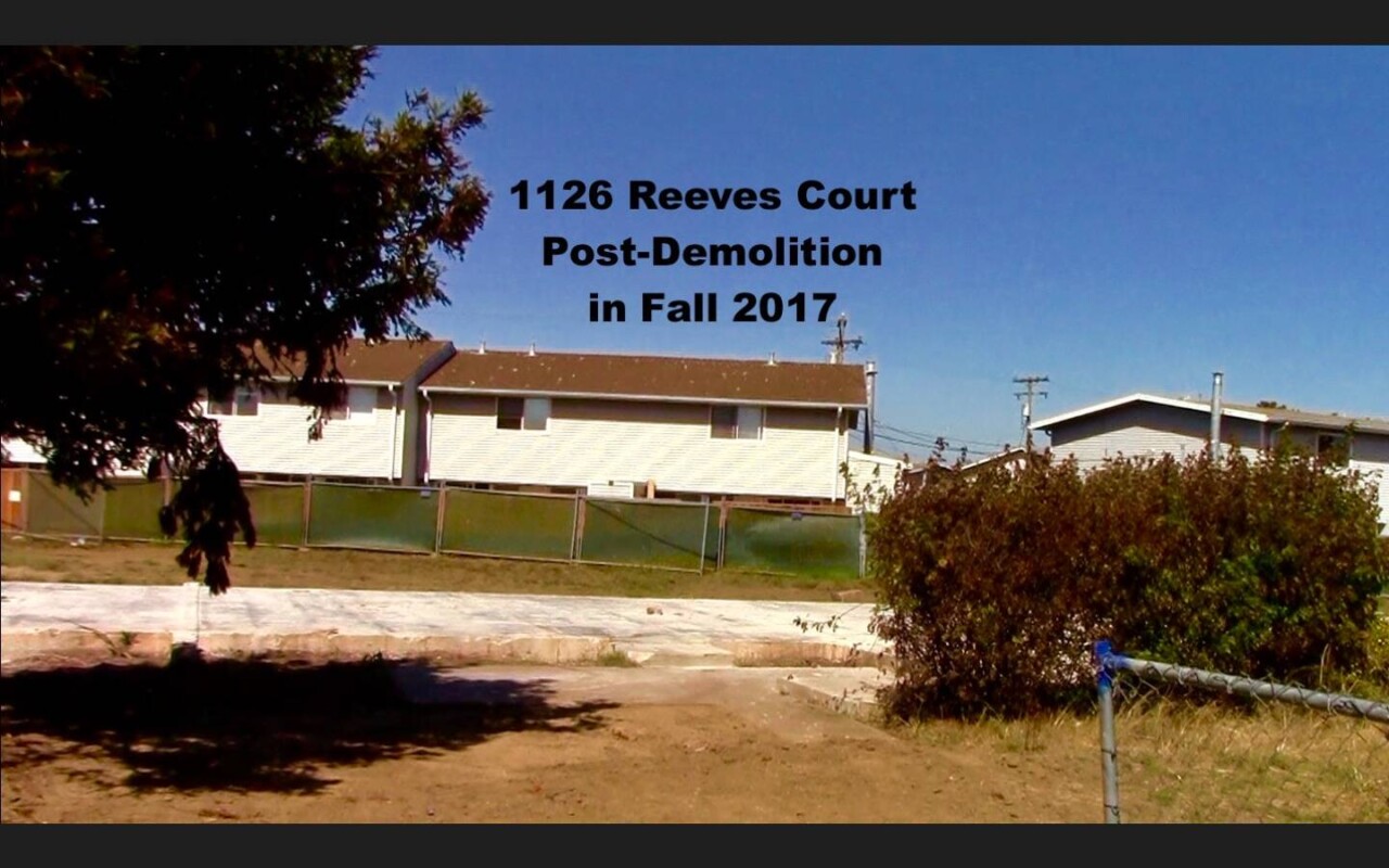 1126-reeves-ct-post-demolition-2017, Navy warfare schools permanently poisoned Treasure Island in San Francisco Bay, Featured Local News & Views 