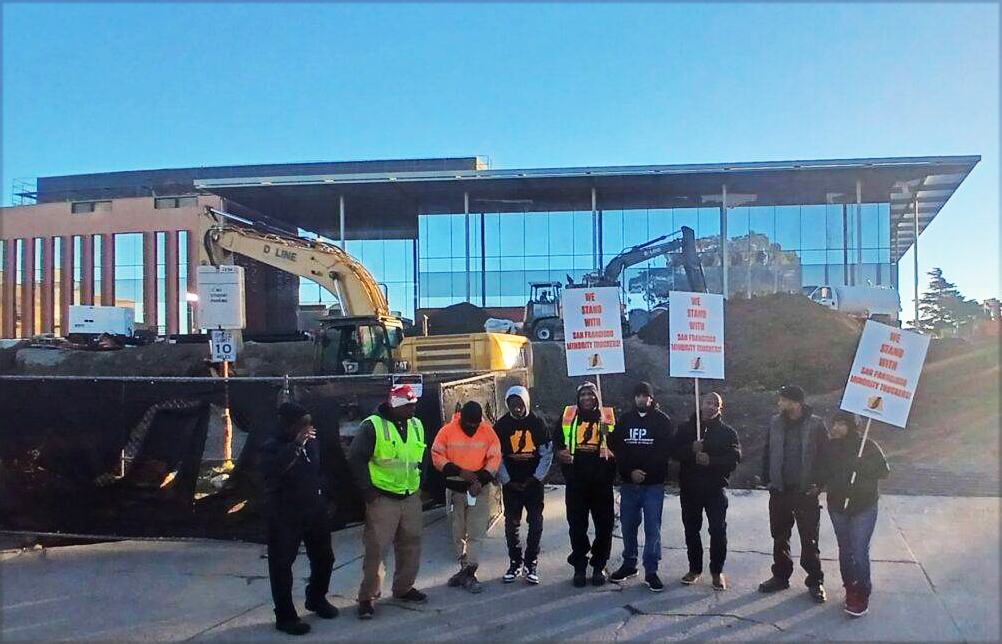 african-american-construction-collective-protests-for-inclusion-on-city-college-construction-by-tabari-morris, African American Construction Collective protests for legally required inclusion on City College construction, Local News & Views 