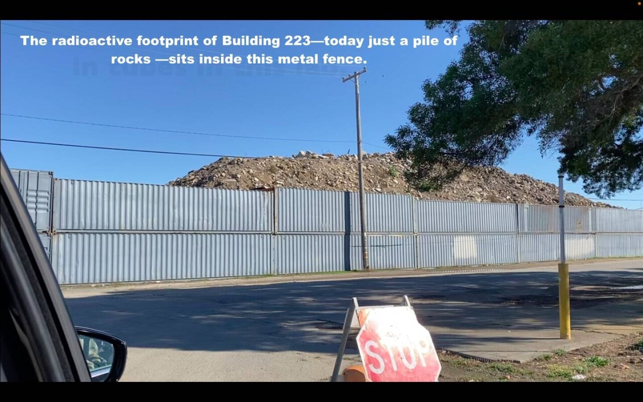 bldg-233-metal-fence, Navy warfare schools permanently poisoned Treasure Island in San Francisco Bay, Featured Local News & Views 