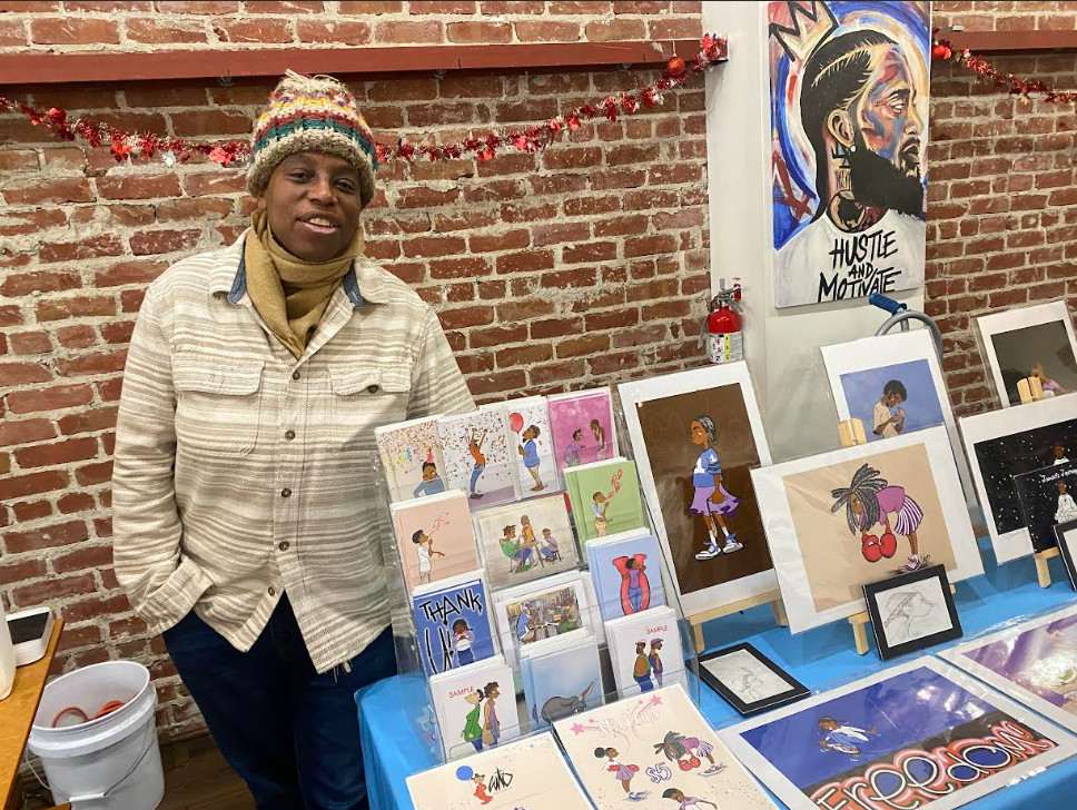 nancy-cato-owner-of-cato-creations, BAOBOB Holiday Express Pop Up Market in Oakland, Local News & Views 