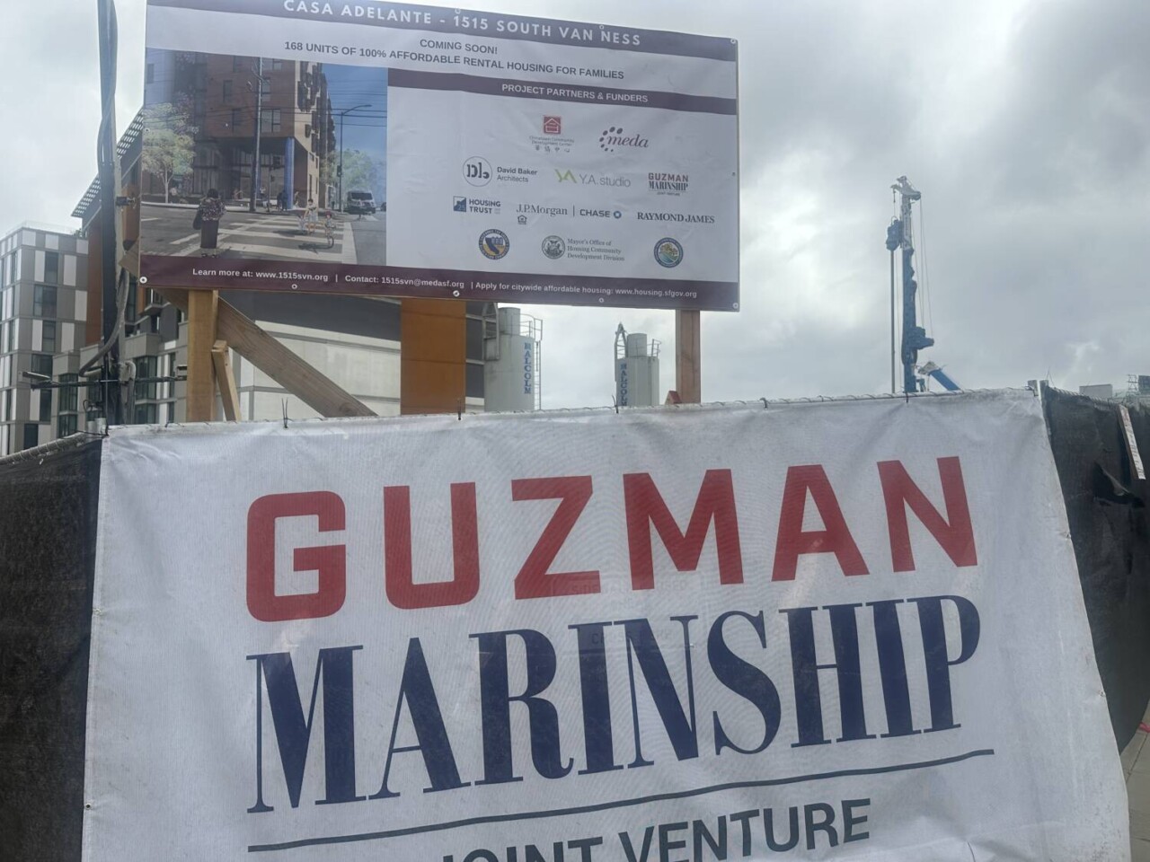 casa-adelante-jobsite-signs-, Black and Brown builders lead transformative affordable housing project in San Francisco’s Mission District, Local News & Views 