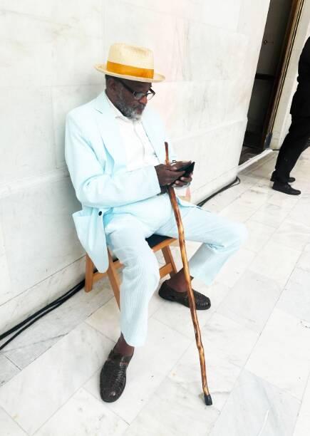 rev.-arnold-townsend-seated-outside-a-building-by-kevin-epps, Rev. Arnold Townsend: ‘Voices of Truth to Power’ oral history archive shares his golden mission, Culture Currents Featured Local News & Views 