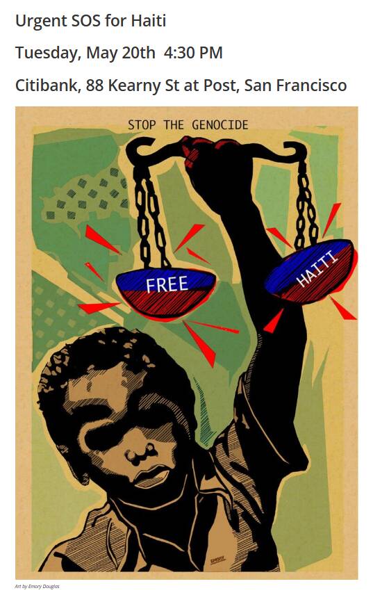 urgent-sos-for-haiti-052025-poster-art-by-emory-douglas, Haiti and the global movement for reparations, World News & Views 