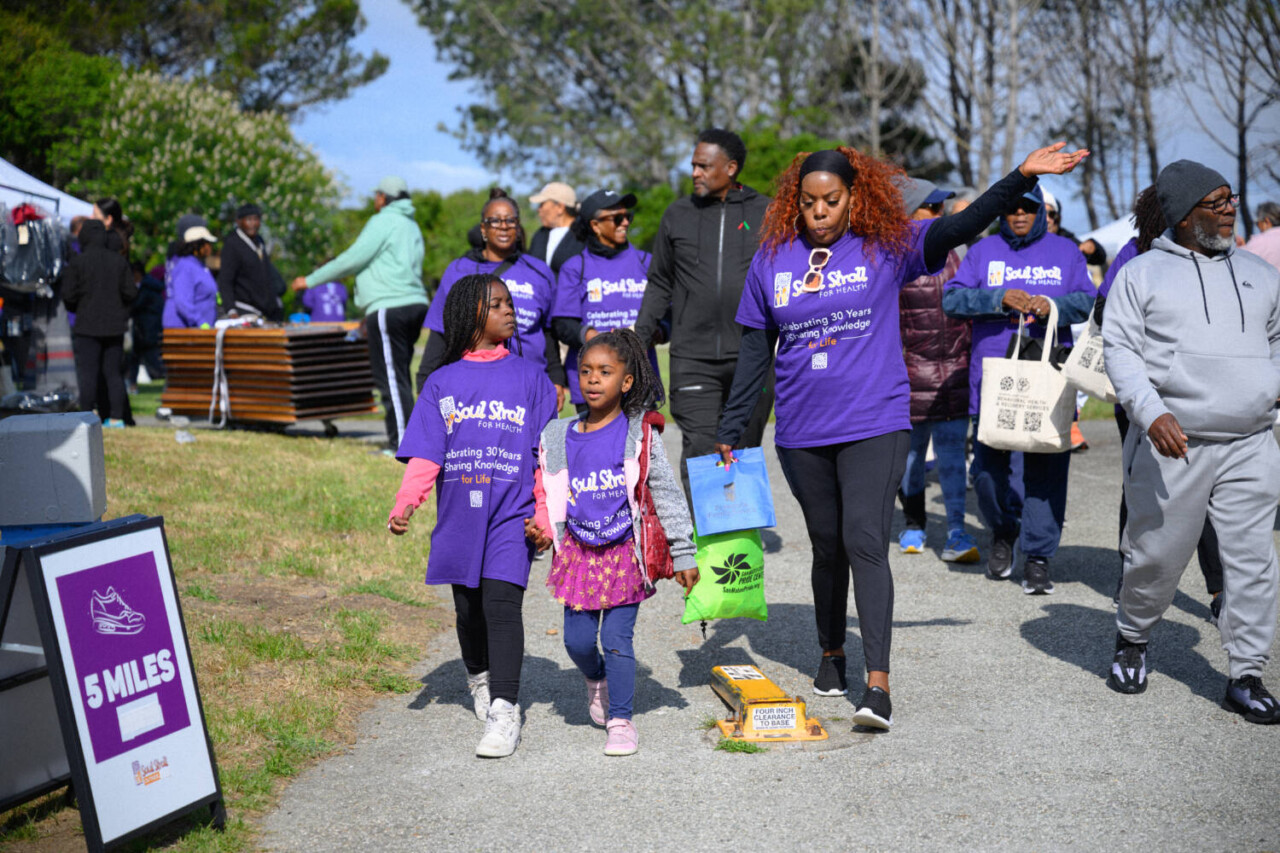 black-family-walks-in-soul-stroll-courtesy-of-bachac, Bay Area Community Health Advisory Council Executive Director, Lisa Tealer, values her community, World News & Views 