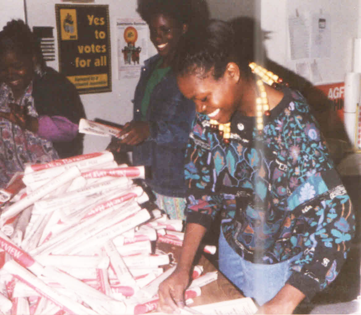dannisha-thomas-other-children-prepare-to-distribute-bay-view, Survival requires sacrifice, Featured Local News & Views 