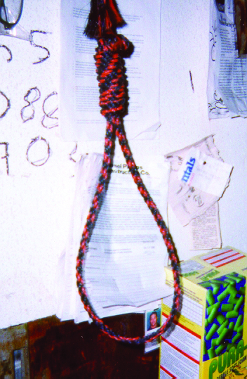 noose-at-liberty-builders-sfo-jobsite-082598-by-delton-sanders, Survival requires sacrifice, Featured Local News & Views 