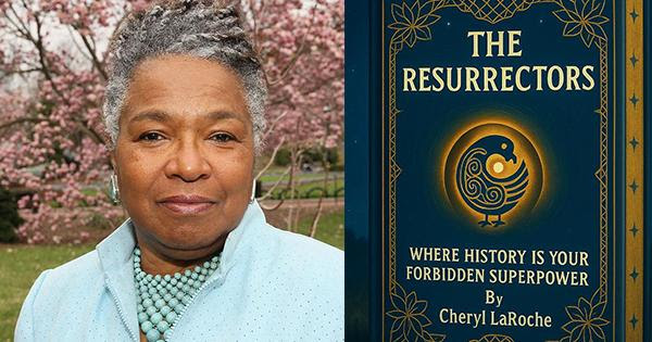 dr.-cheryl-janifer-laroche-and-the-cover-of-her-book, Black archaeologist launches new children’s book series that lets kids step into the past, Culture Currents dr.-cheryl-janifer-laroche-and-the-cover-of-her-book, Black archaeologist launches new children’s book series that lets kids step into the past, Culture Currents