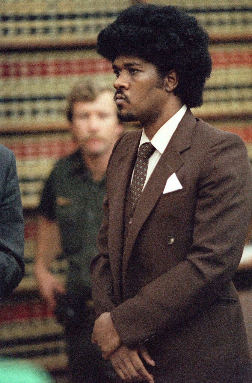 kevin-cooper-stands-before-san-diego-judge-at-death-penalty-trial-1985-by-dave-siccardi-ap, Vanguard investigation: Flawed forensics and unanswered questions in Kevin Cooper case, Local News & Views 