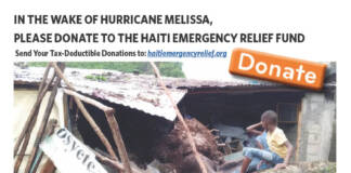 In the wake of Hurricane Melissa, please donate to the Haiti Emergency Relief Fund