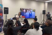 Community attending Impact Justice & SF Public Defender's Office press conf on Homecoming project