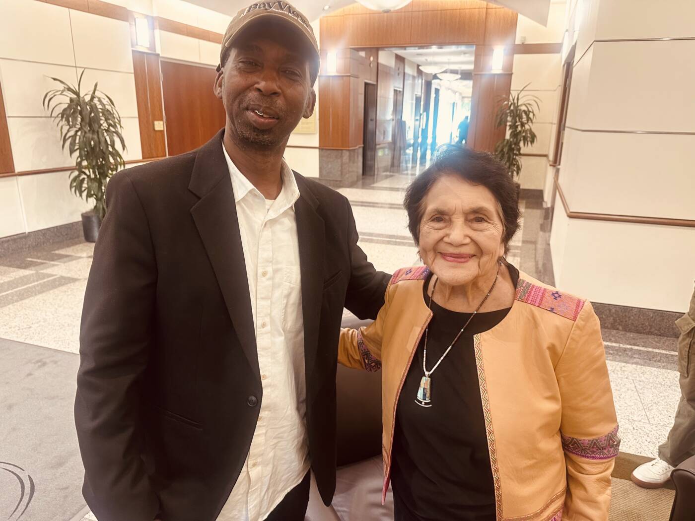 kevin-epps-dolores-huerta-1400x1050, Stand with Kevin Epps: A Black historian on trial for murder, Featured Local News & Views 