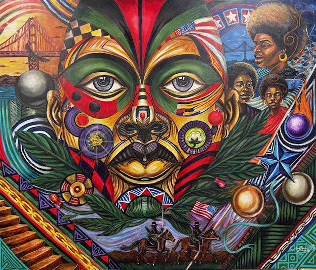 Malik Seneferu shares his artistic creation called The Ancestral Constitution Before Juneteenth to Black August  