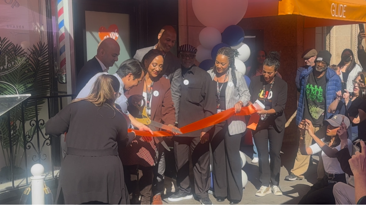 rev.-dr.-gina-fromer-of-glide-joins-bilal-mahmood-district-5-supervisor-on-the-san-francisco-board-of-supervisors-and-daniel-tsai-director-of-the-san-francisco-department-of-public-health-for-the-, GLIDE Opens Community Barbershop Connecting Haircuts to Health, Healing and Hope, Featured Local News & Views rev.-dr.-gina-fromer-of-glide-joins-bilal-mahmood-district-5-supervisor-on-the-san-francisco-board-of-supervisors-and-daniel-tsai-director-of-the-san-francisco-department-of-public-health-for-the-, GLIDE Opens Community Barbershop Connecting Haircuts to Health, Healing and Hope, Featured Local News & Views