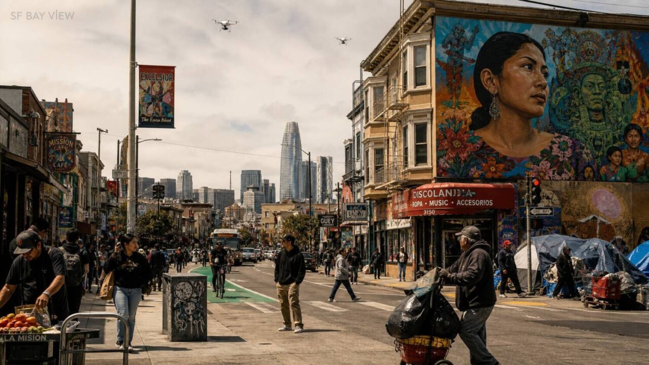 03-somamission-neighborhood-with-drones-overhead, SF drone surveillance — Emergency alert, Local News & Views World News & Views 