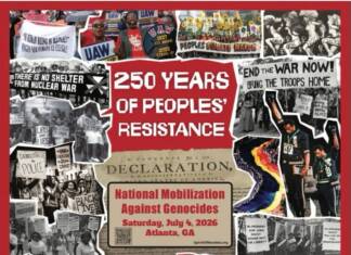 July 4th/5th Broad-Based National Convergence & Mobilization in Atlanta Against Genocides