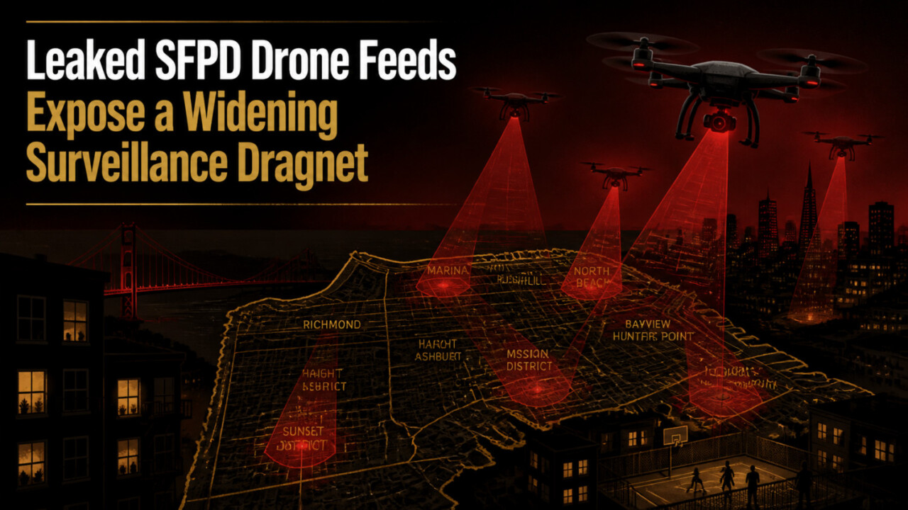 Leaked SFPD drone feeds expose a widening surveillance dragnet in San Francisco