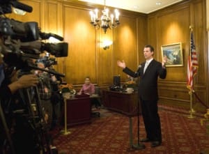 gavin-newsom-explains-prop-8-passage-110508-by-kimberly-white-getty-300x221, Pimping Blackness in the fight against Prop 8, Local News & Views 